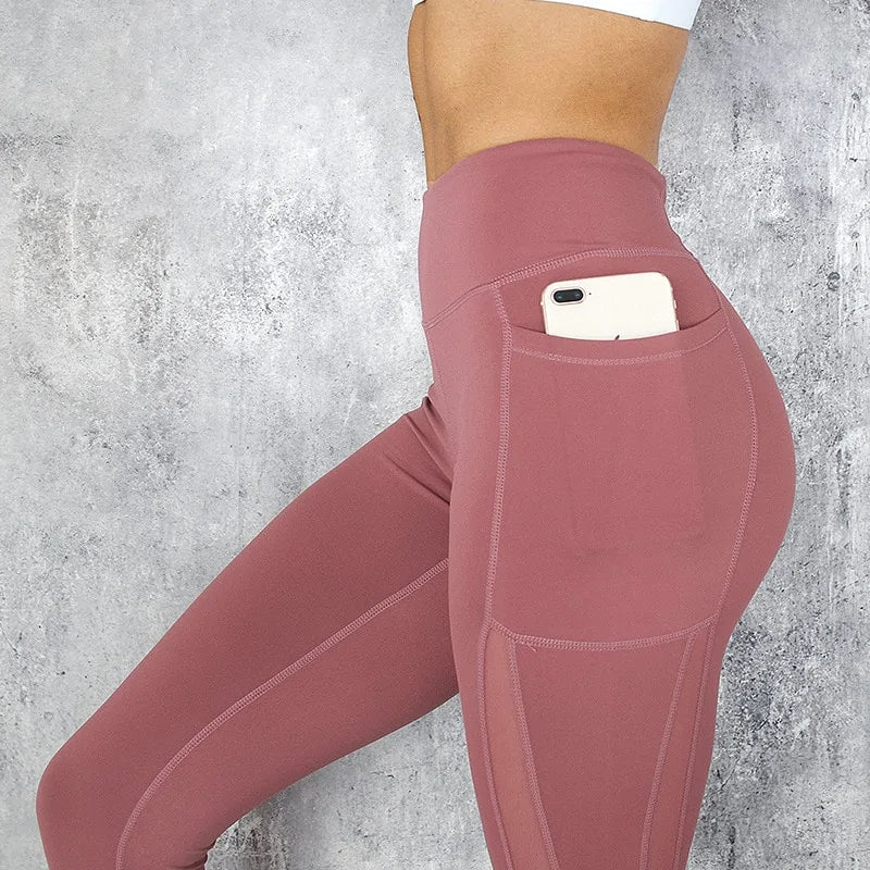 SVOKOR High Waist Pocket Leggings: Fashion Fitness Leggings for Women