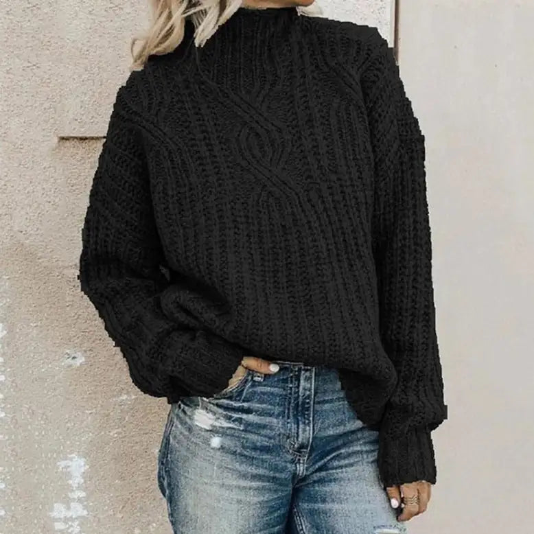 Curvy Chic Turtleneck Sweater