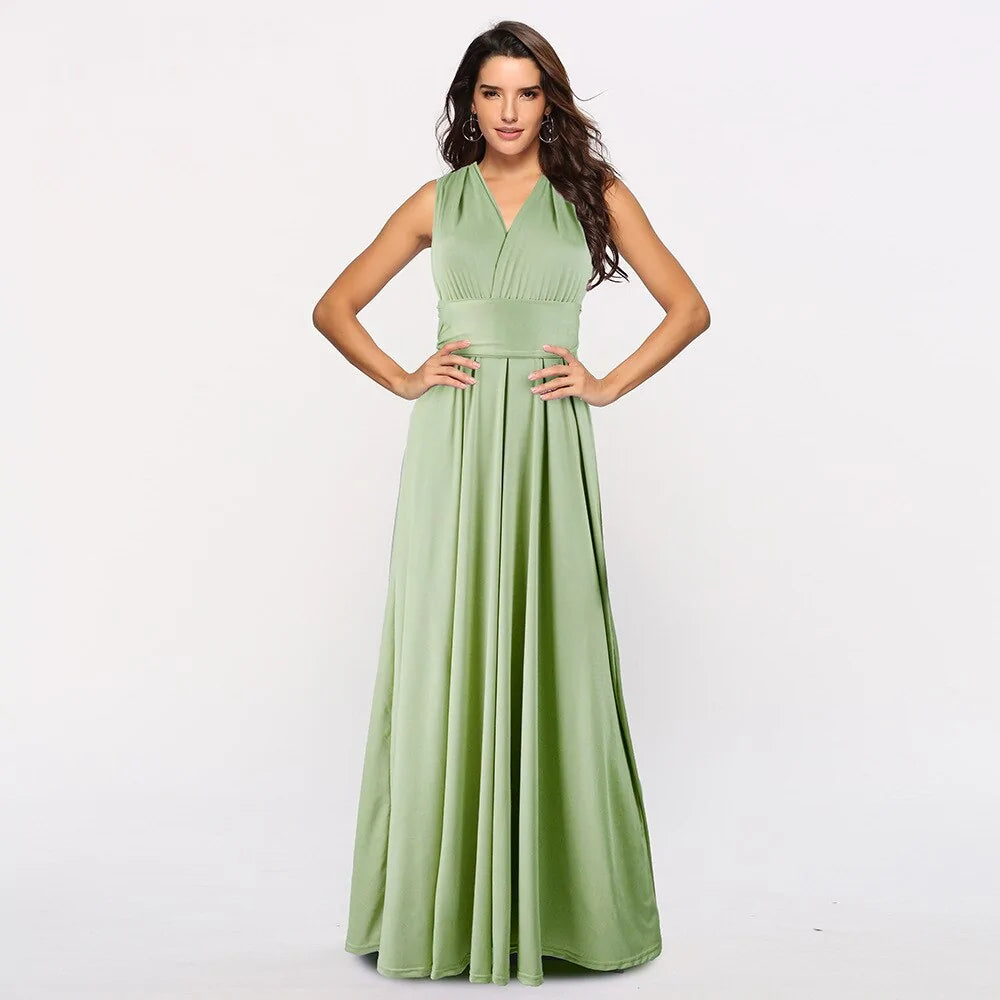 Convertible Maxi Club Dress