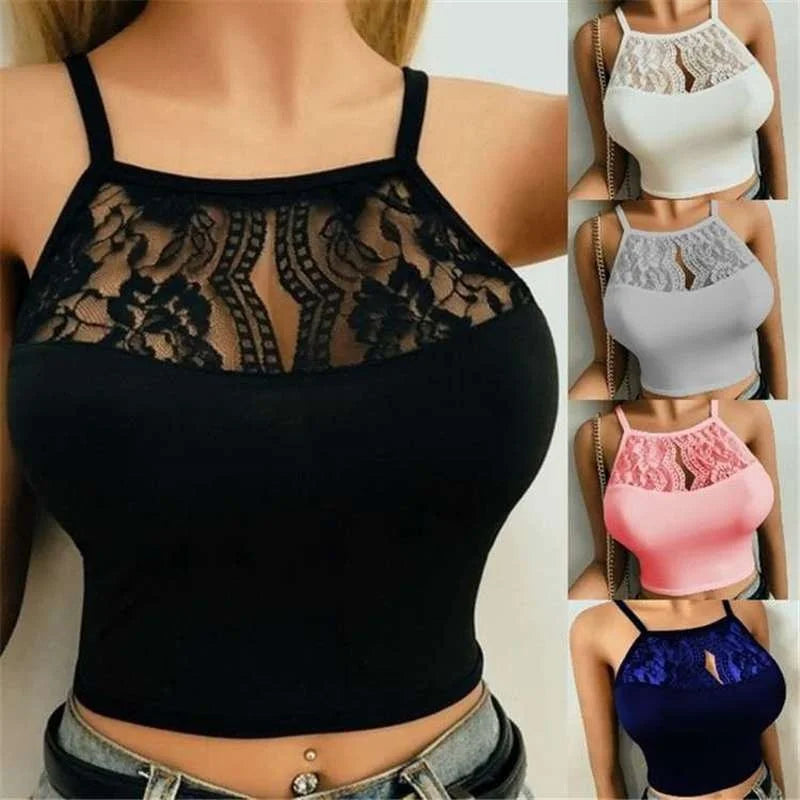 Summer Must-Have: Black Lace Crop Top for Every Body Type!