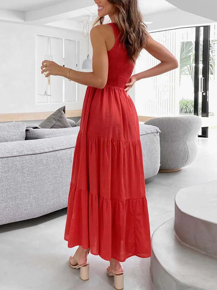 Casual Party Robe Sundress A-line Dress