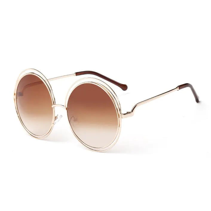 Oversized Rose Gold Sunglasses