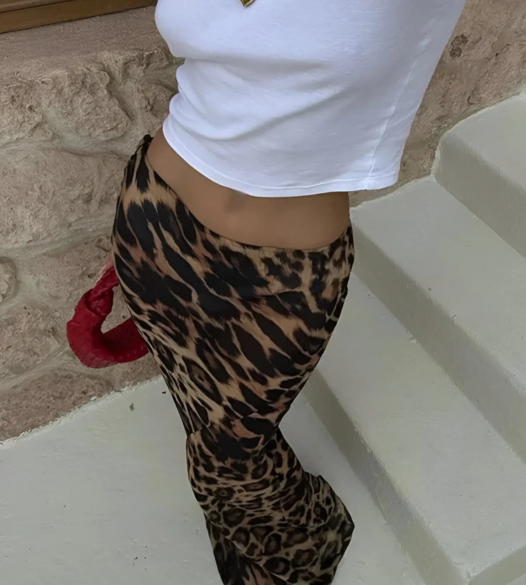 Monica Leopard Print Skirt