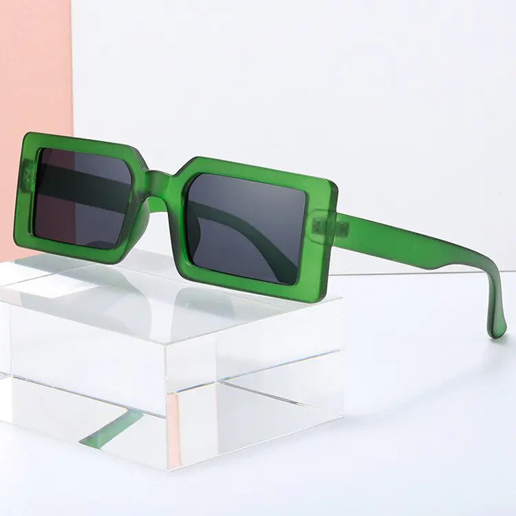 Rectangle Vintage Sunglasses UV400 Eyewear