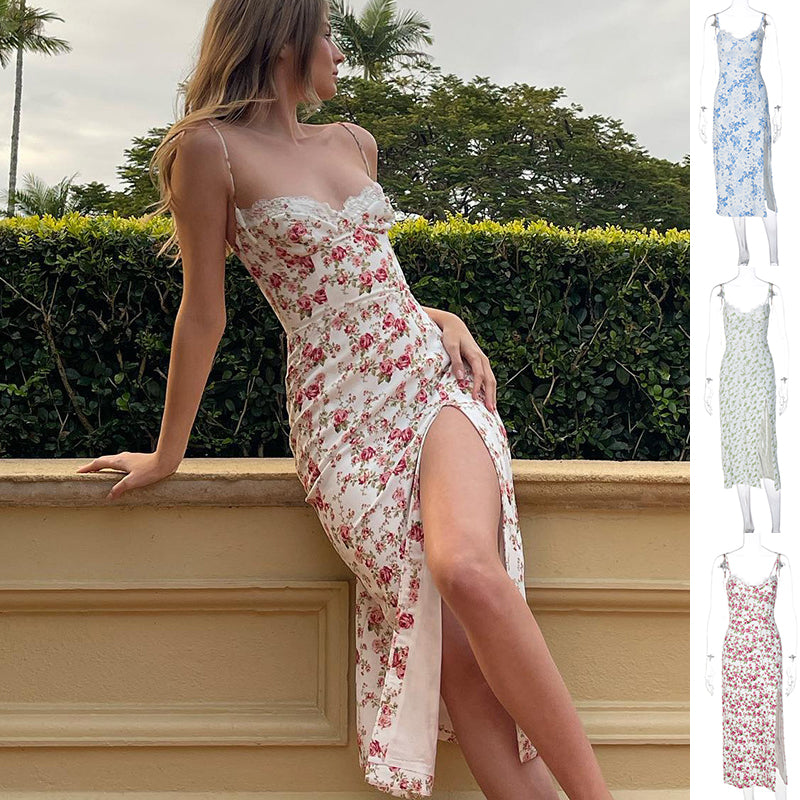 Floral Print Summer Dress - Comfortable &amp; Stylish - Multiple Colors - Fast Shipping!