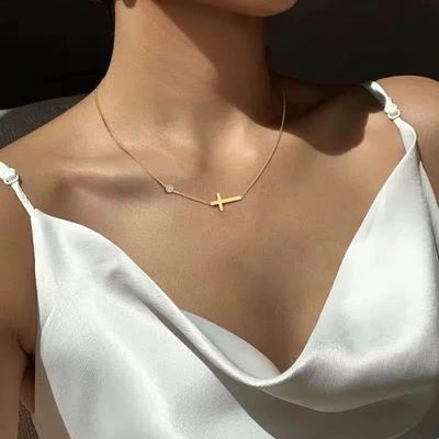 Faith based cross necklace