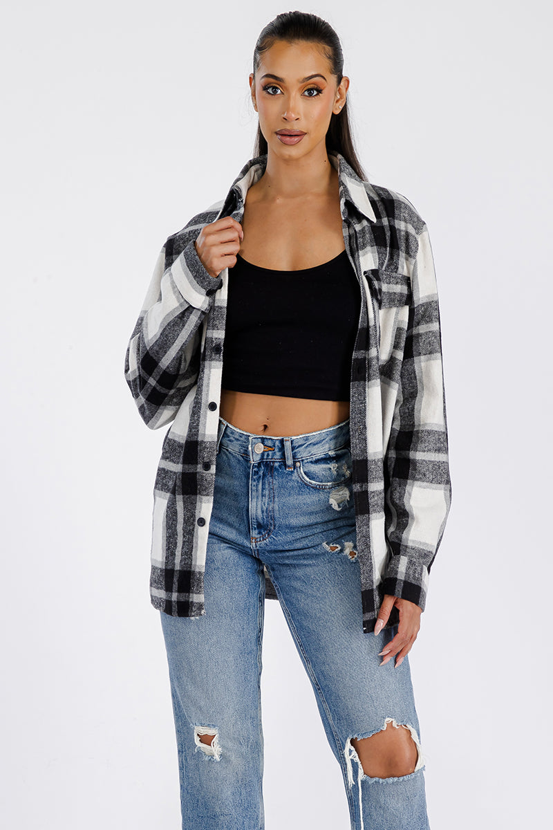 Boyfriend Oversized Soft Flannel Shacket