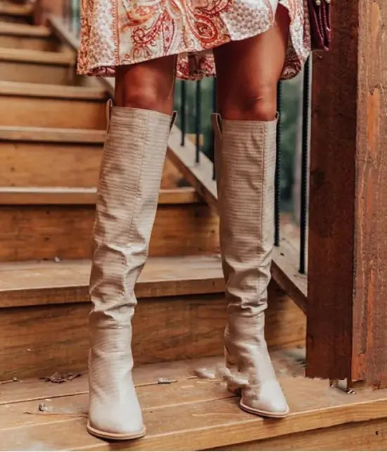 Over The Knee Heel Boots